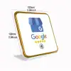Gold Stand Google White